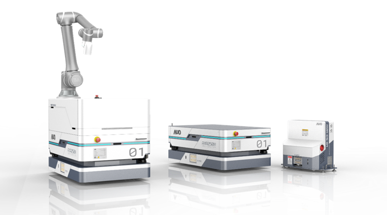 28圈數位開發的自主式移動機器人（AMR250M），搭配全向輪並結合AI演算法、2D LiDAR、3D攝影機等技術，協助客戶實現產線全自動化